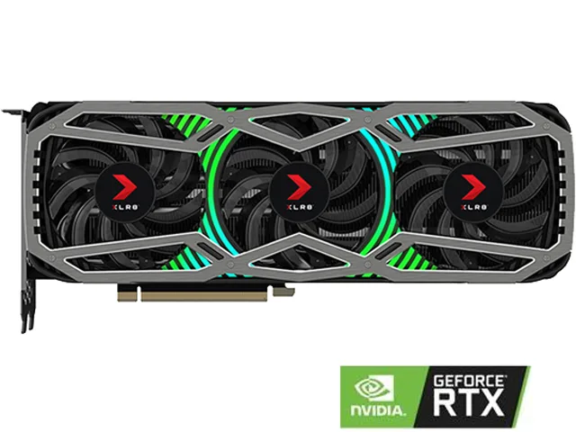 PNY Technologies, Inc. PNY Technologies, Inc. VCG309024TFXPPB GeForce RTX 3090 24GB graphics card — product photo