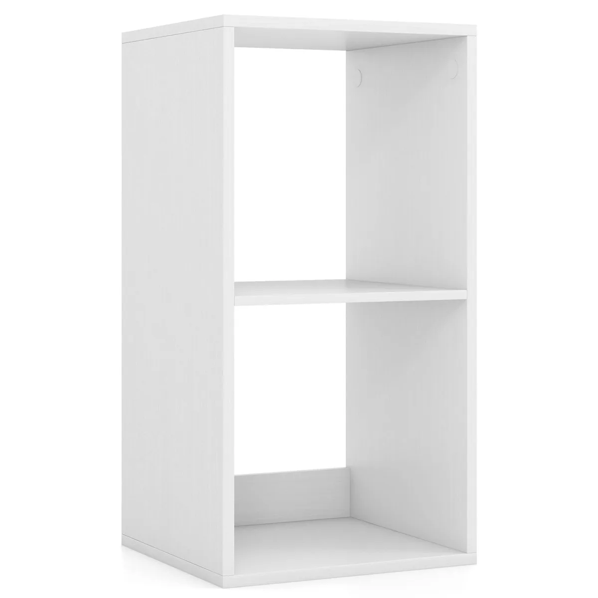 SlickBlue SlickBlue 2-Cube Bookshelf White 14" x 13" x 27.5 — product photo