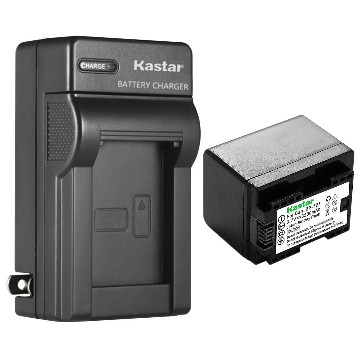 Kastar Kastar BP-727 3200mAh Li-Ion battery and AC charger 100-240V — product photo
