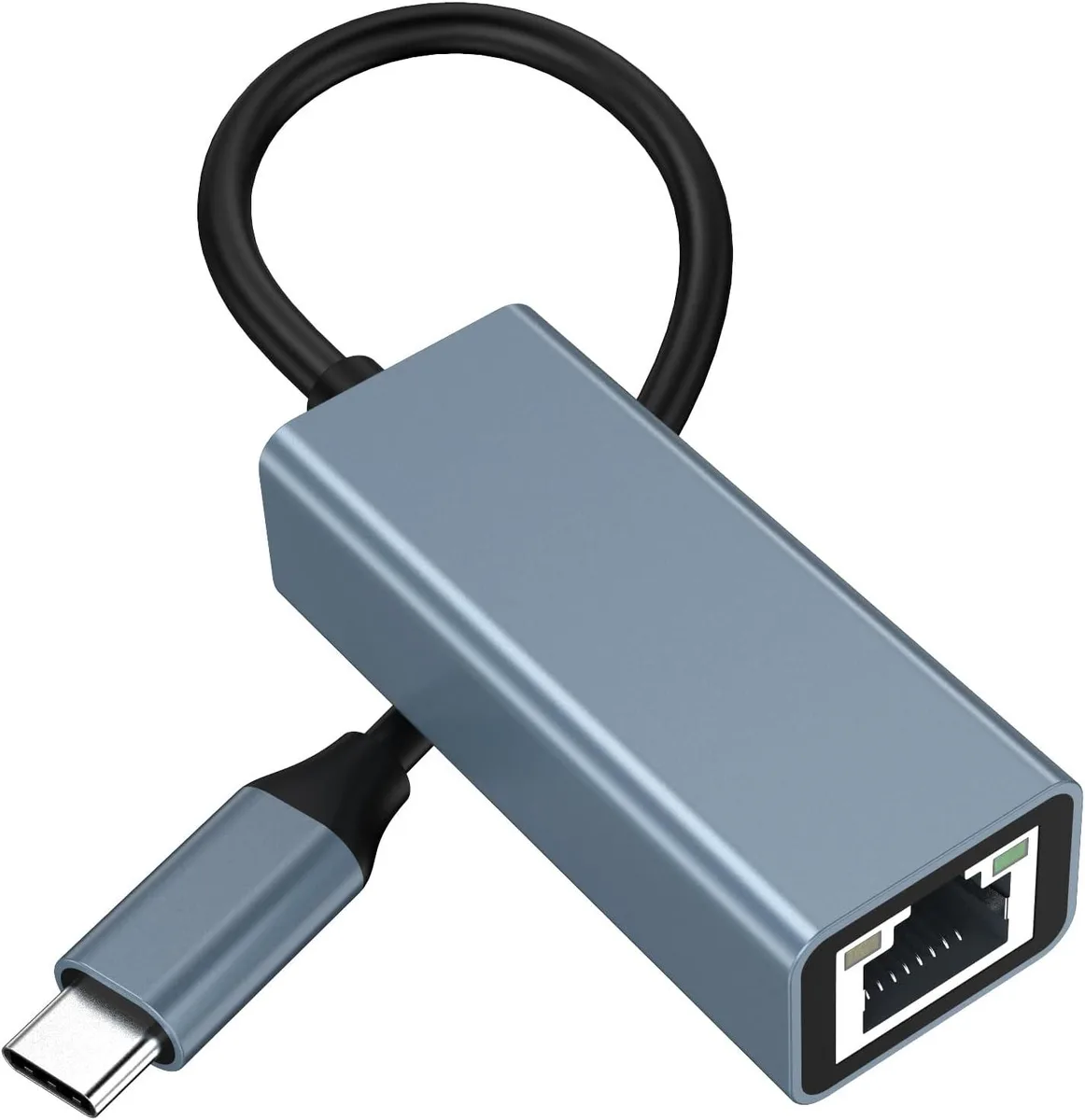 Kenuco Kenuco USB C to Ethernet Adapter 1Gbps RJ45 Type-C Gigabit LAN Network Adapter — product photo