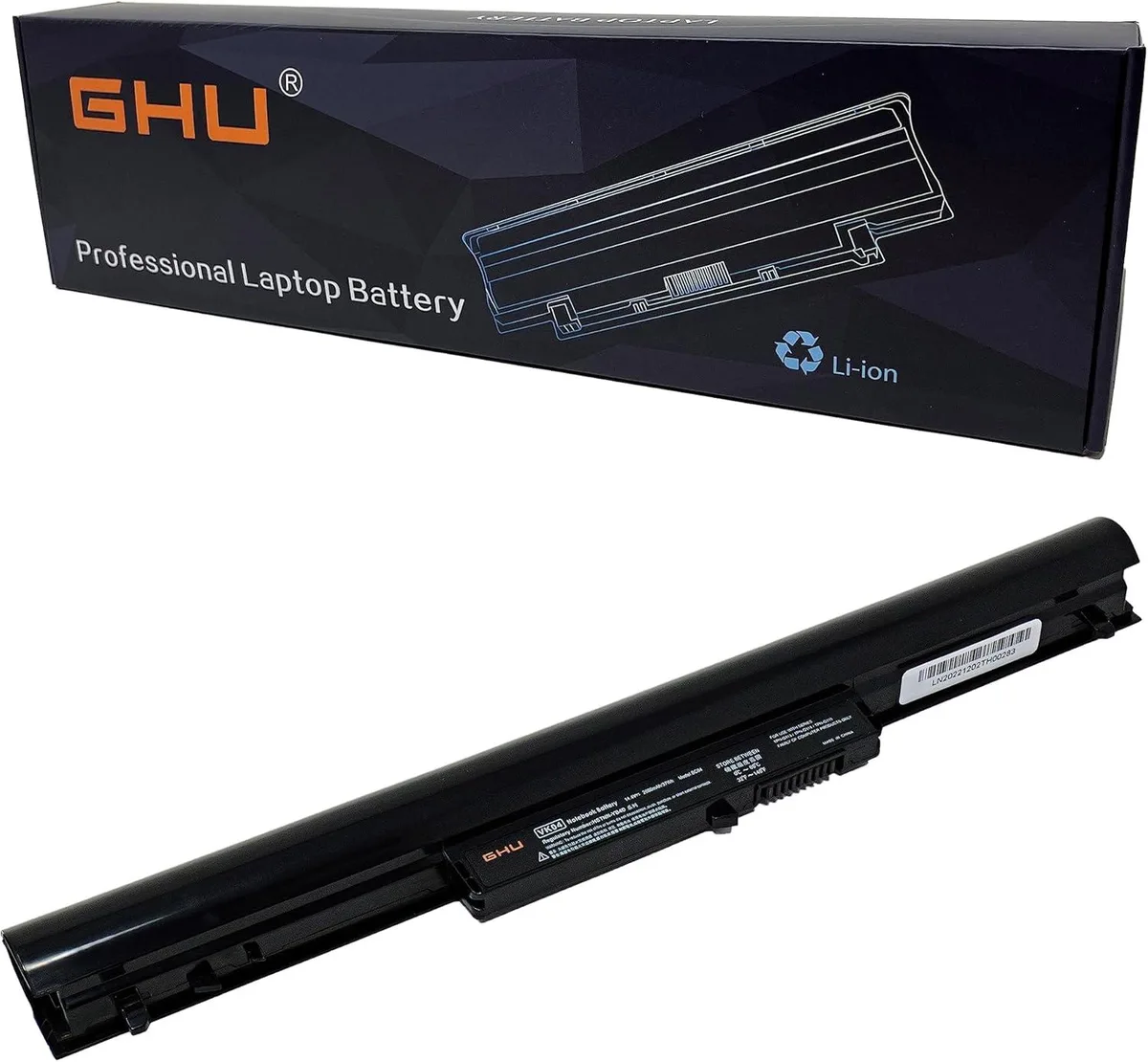 PISKEKAT PISKEKAT Replacement Battery VK04 HSTNN-YB4D 694864-851 695192-001 H4Q45AA Pavilion Sleekbook 14-b000 15-b000 — product photo