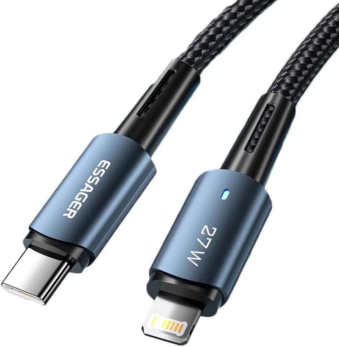 Aomoproing Aomoproing USB-C to Lightning cable 10ft 1-pack 27W 3A 480Mbps — product photo