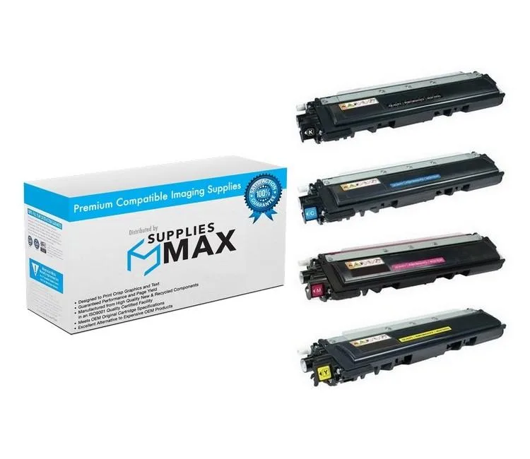 SuppliesMax SuppliesMax BRTTN-210-COMBO Toner Cartridge Combo Pack (BK/C/M/Y) — product photo