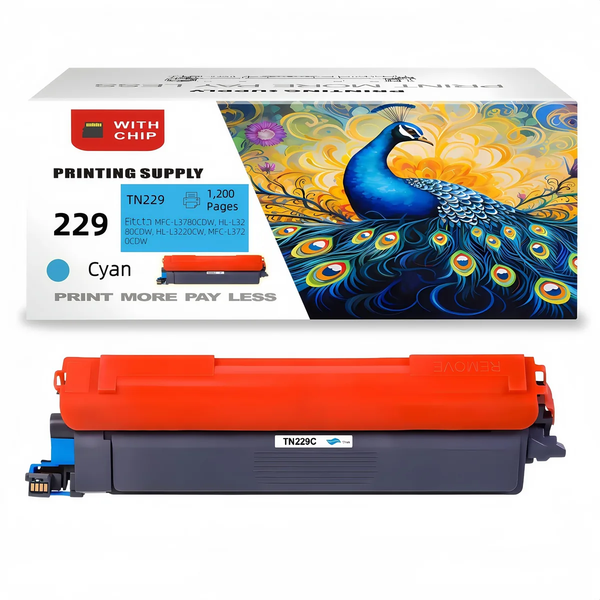 Aster Graphics Inc Aster Graphics Inc TN229 Cyan Toner Cartridge 1200 pages — product photo