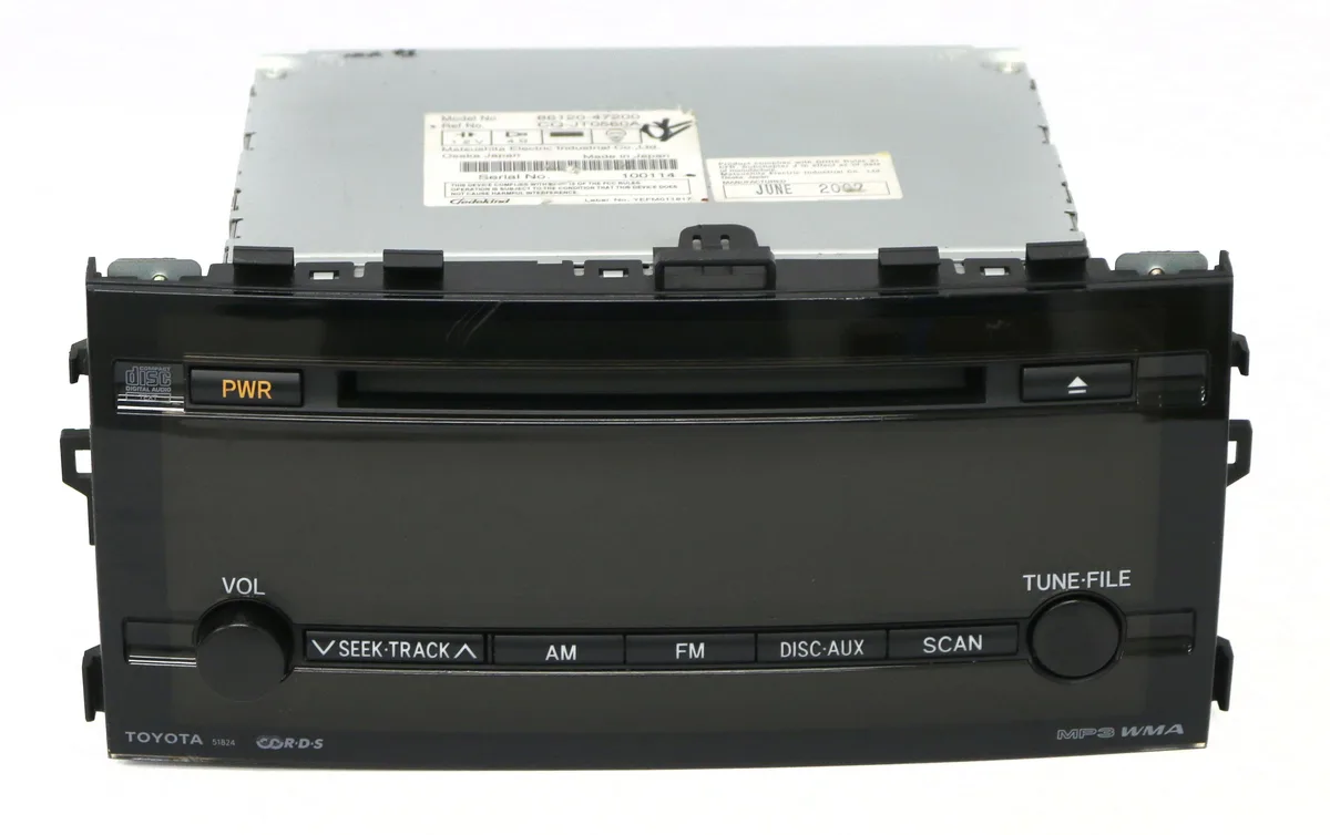 1 Factory Radio 1 Factory Radio 86120-47200 Receiver 2006-09 Prius Face 51824 — product photo