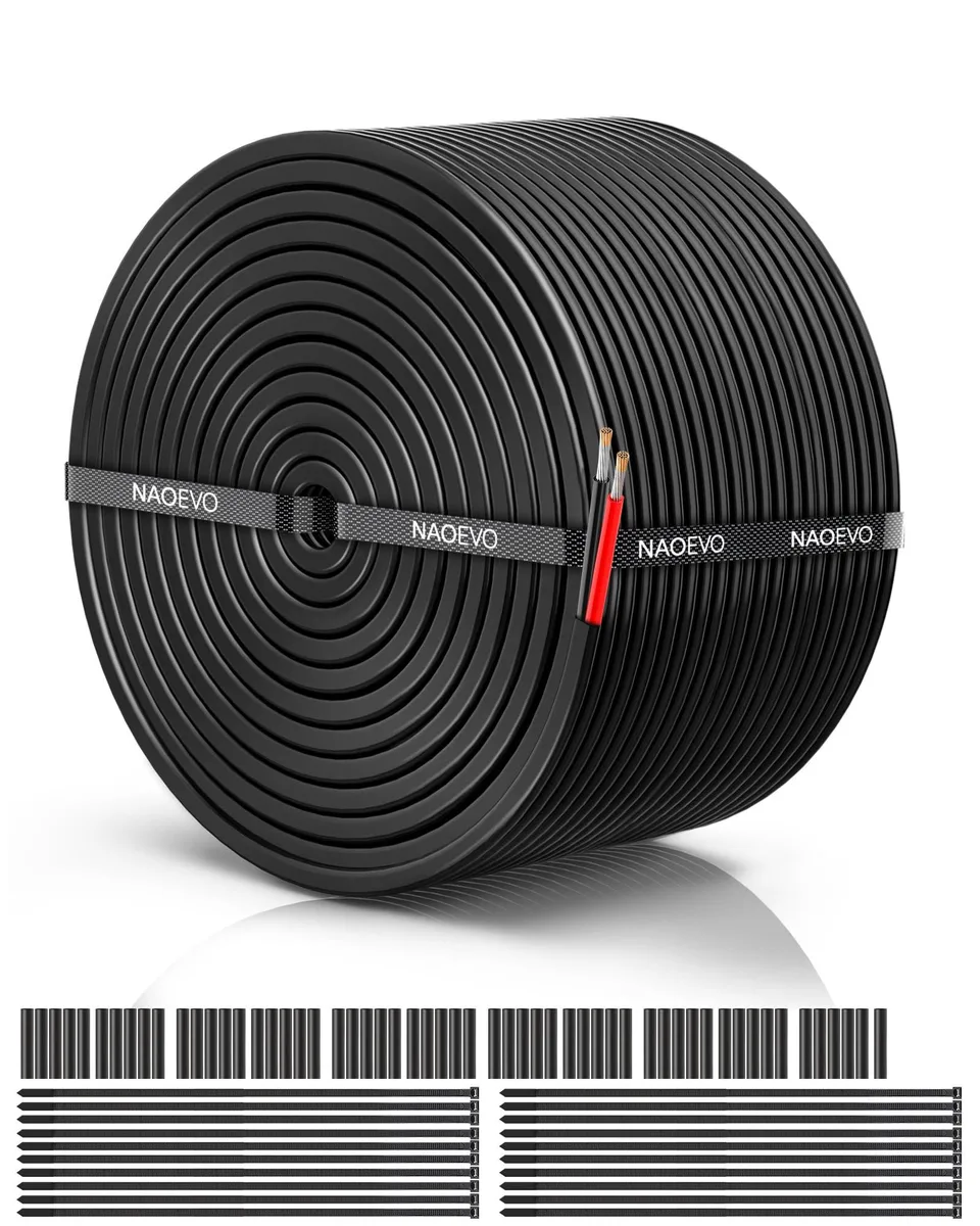 Traditions (Generic) Traditions (Generic) NAOEVO EC2W18 18 AWG 2 Conductor Tinned Copper Speaker Wire 100ft — product photo