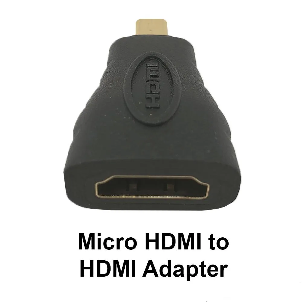 SatelliteSale SatelliteSale HDMI Female to Micro HDMI Male Adapter PVC Black .05 — product photo
