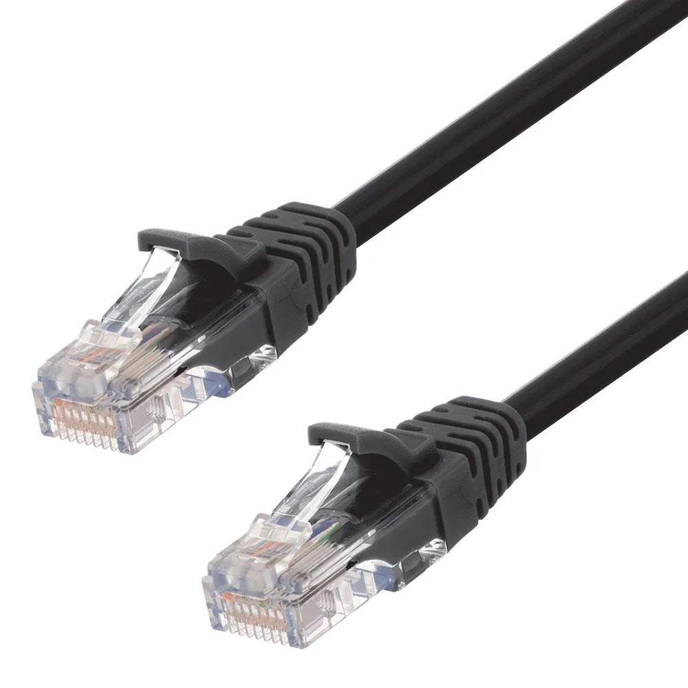 NavePoint NavePoint CAT5E UTP 24AWG .5 Ft 10 pack Black network ethernet cable — product photo