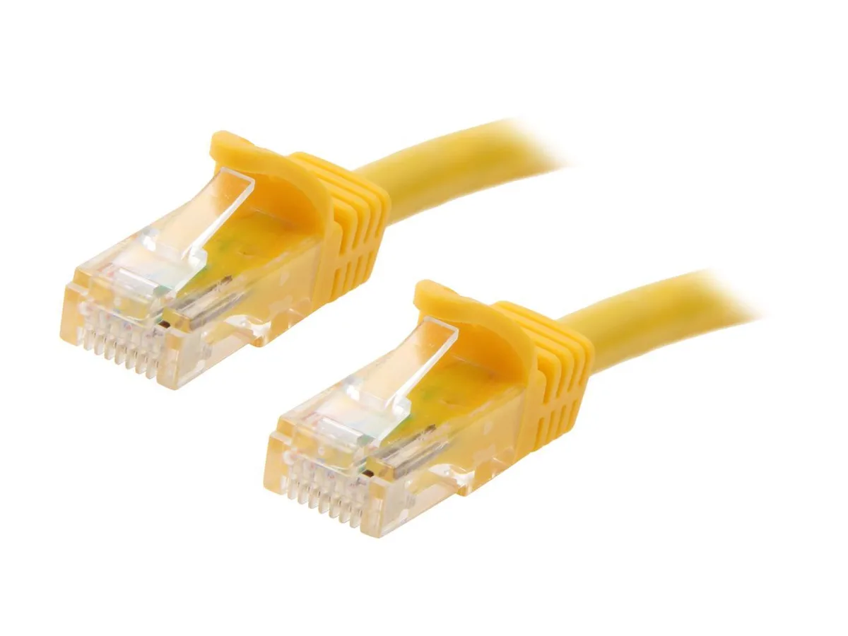 sakose sakose C6EB-100Y 100 ft Cat 6 Yellow 550 MHz network ethernet cable — product photo