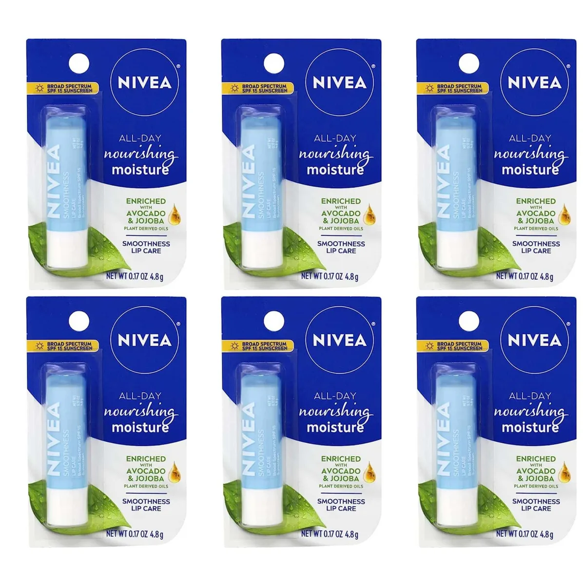Nivea Nivea Skin Care SPF 15 0.17 oz 6-Pack — product photo