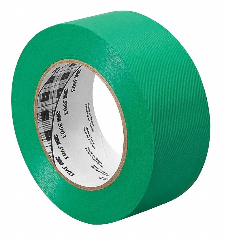 3M 3M 3903 General Purpose Duct Tape Green 50 yd 4 in — product photo