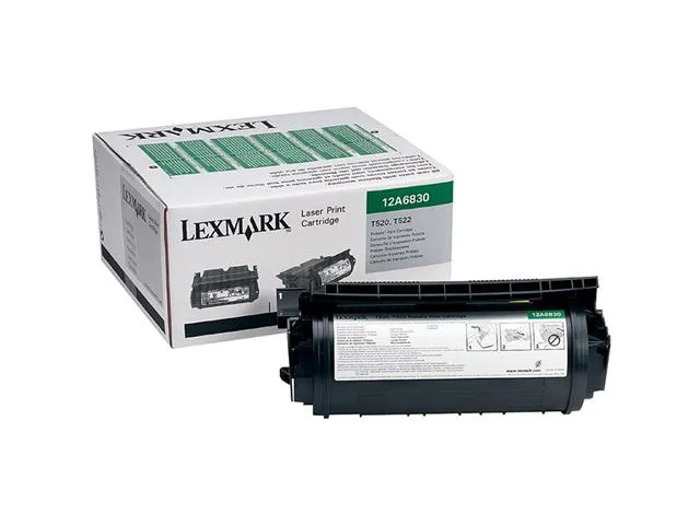 Lexmark Lexmark 12A6830 Black Toner Cartridge 7500 Pages — product photo