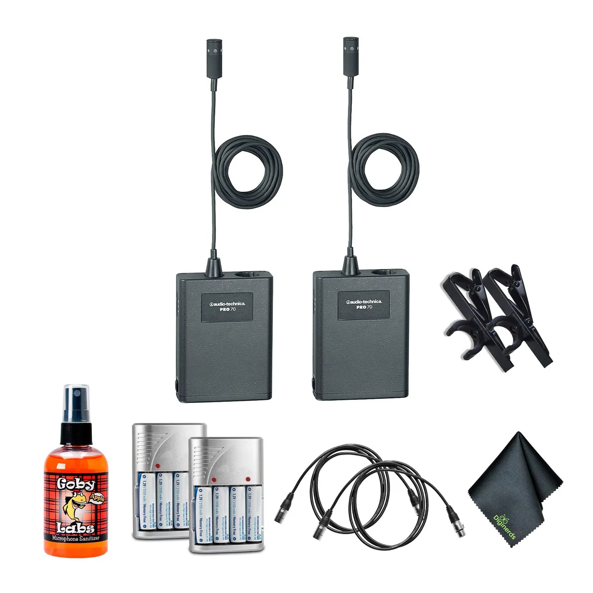 Audio-Technica Audio-Technica Pro 70 Cardioid Lavalier Microphone Pack of 2 — product photo