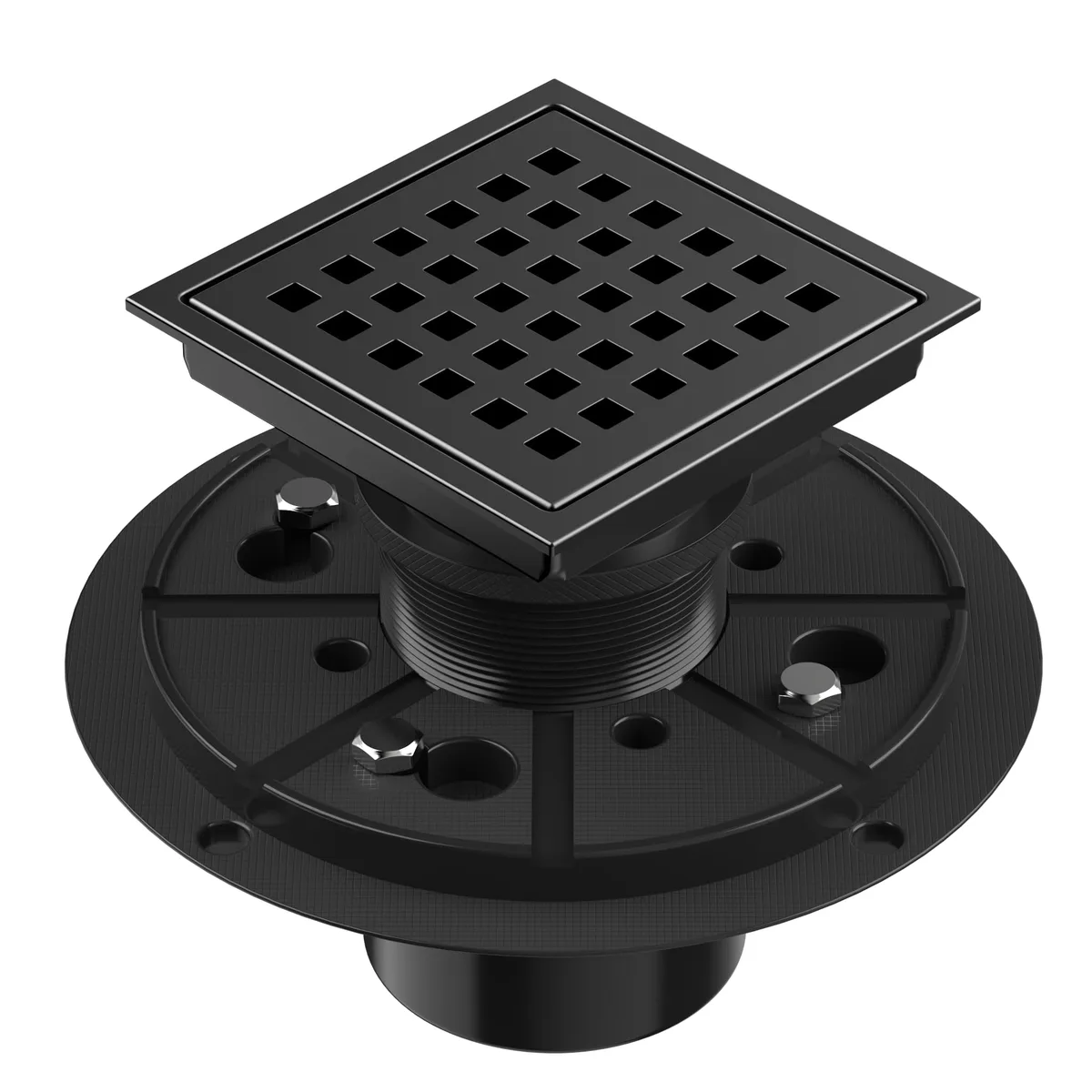  EXF BL-FK-4IN-BK 4.37" Matte Black Shower Fixture — product photo