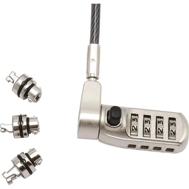 CODi CODi UCB2092 4-Digit Security Lock 6.50 ft Zinc PVC Coated Steel — product photo