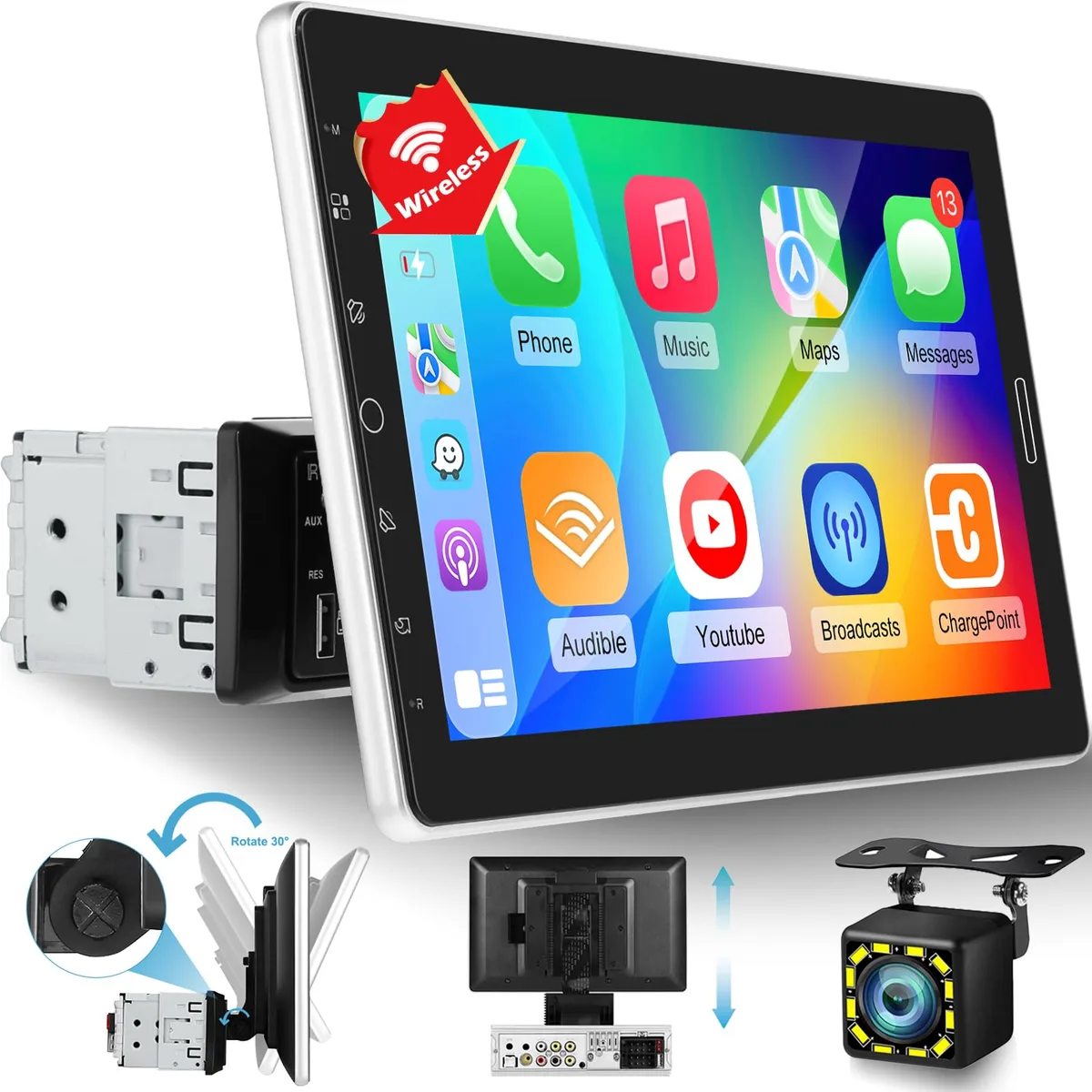  BOSS AUDIO EKAT-101 10.1 inch Single Din Touchscreen Radio — product photo