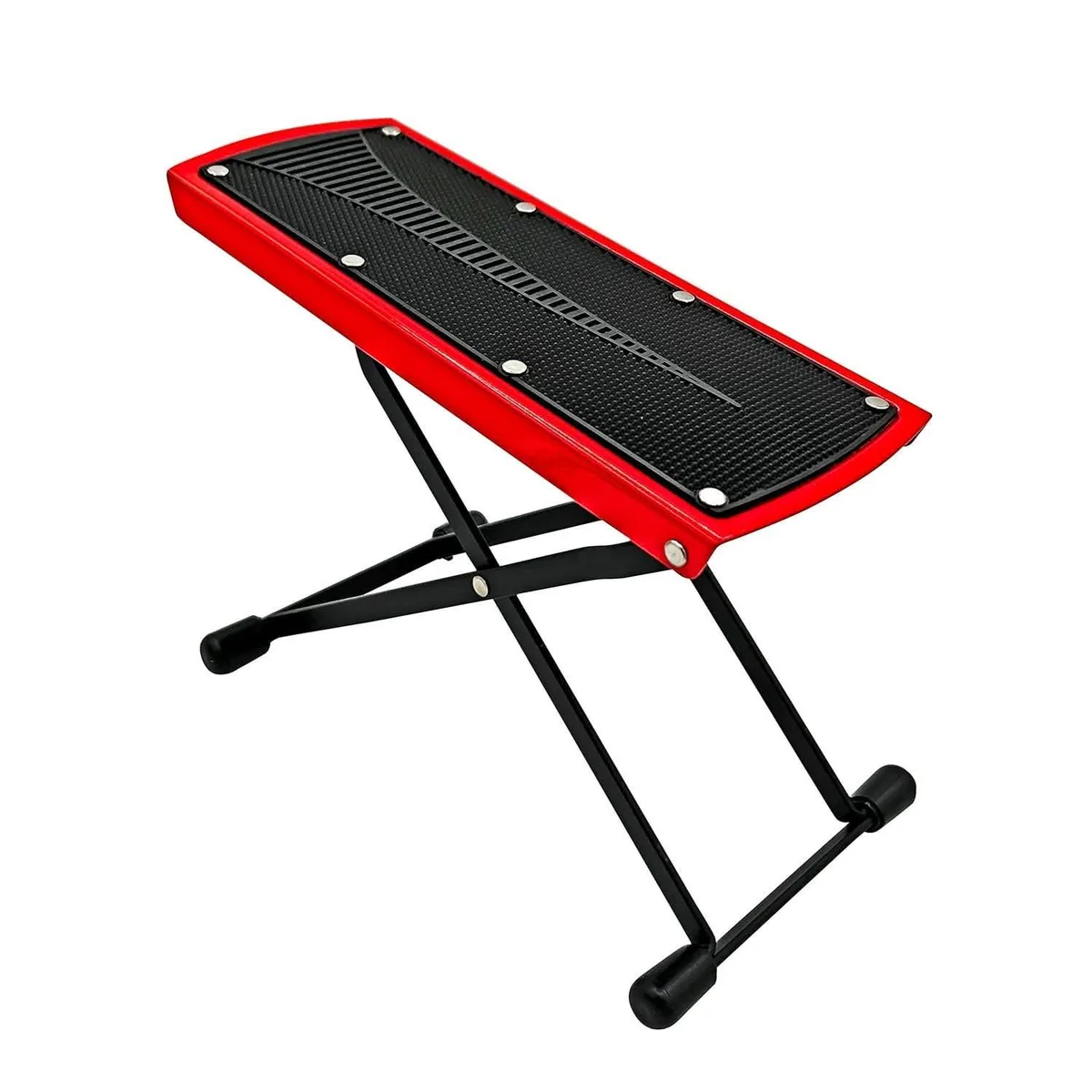 5 Core 5 Core GFS RED Guitar Foot Stool Red 6 Heights 5.3-11in — product photo