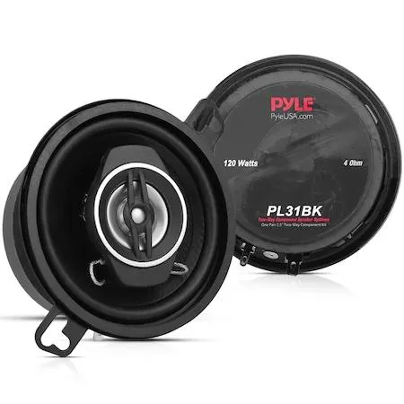 Pyle Pyle PL31BK 3.5" Two-Way Coaxial Speakers 60W RMS — product photo