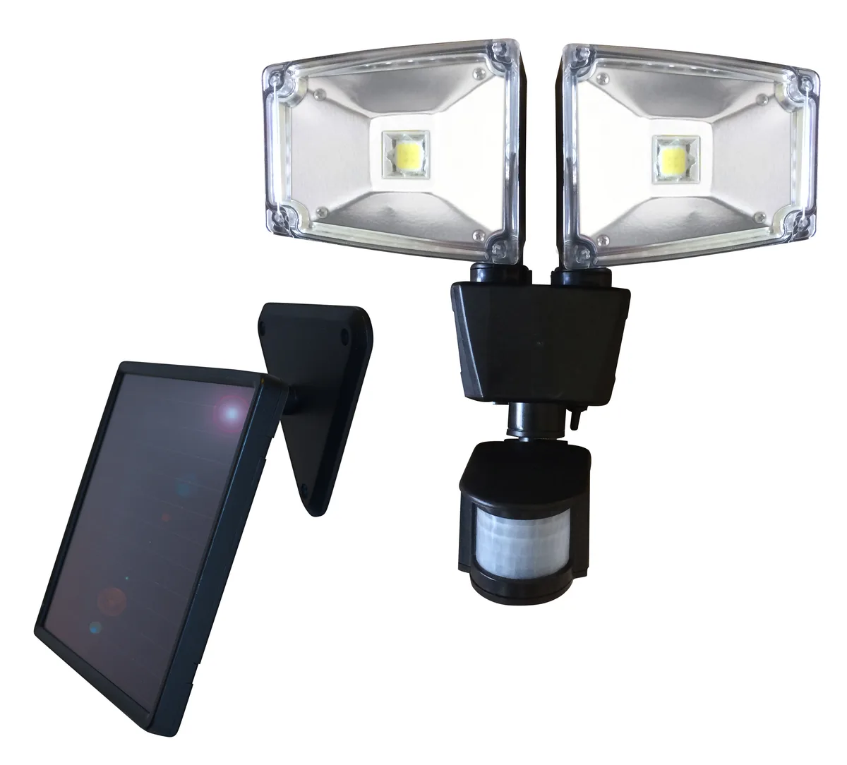 NATURE POWER NATURE POWER 22060 Solar Security Light 600 Lumens 180° Motion 50 ft 15 ft Panel — product photo