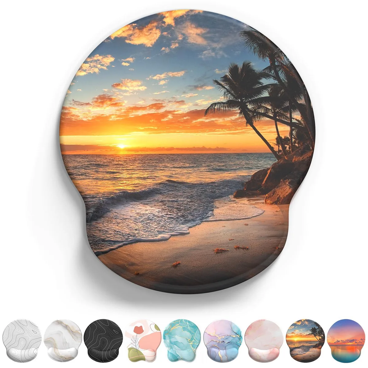  eulps MP200 Gel Mouse Pad Sunset 9.6 x 8.5 in — product photo