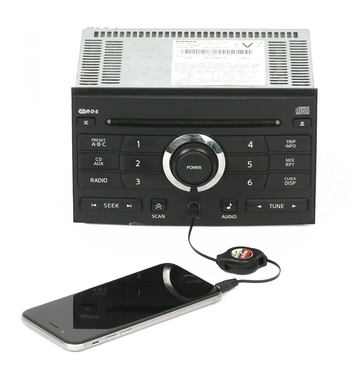 1 Factory Radio 1 Factory Radio PN-2838D receiver 28185 ZE50A 2008 Nissan Maxima AM FM CD AUX — product photo