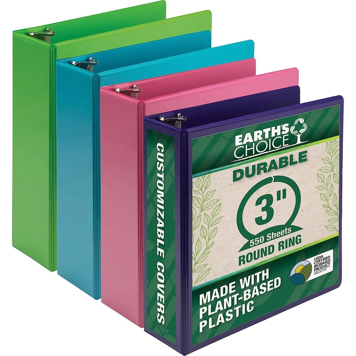 Samsill Samsill EarthChoice Durable View Binder 3in capacity — product photo
