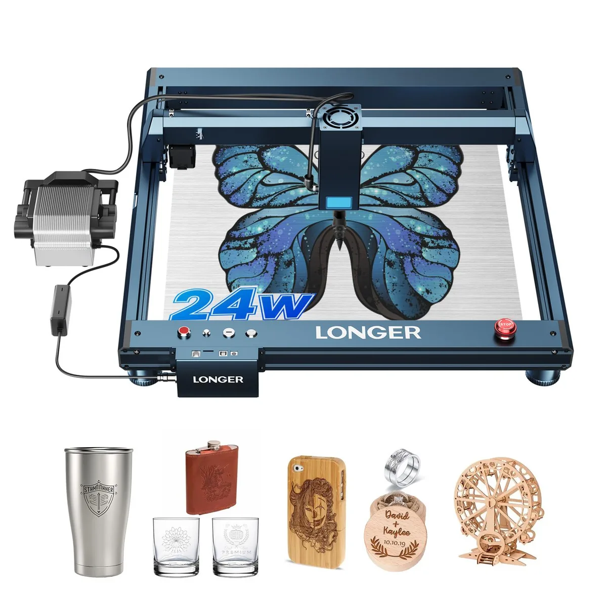 LONGER LONGER Laser B1 24W Laser Engraver 450x440mm — product photo