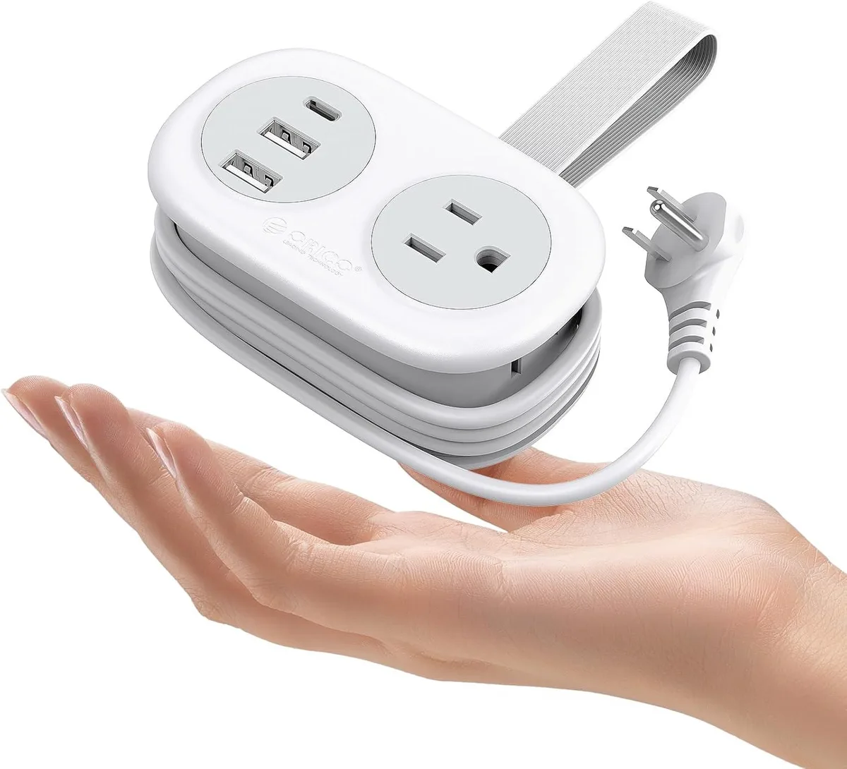 Orico Orico ORICO-AP3-2A2U1C/2A3U power strip 2 AC 2 USB-A 1 USB-C 4 ft 1250 W — product photo