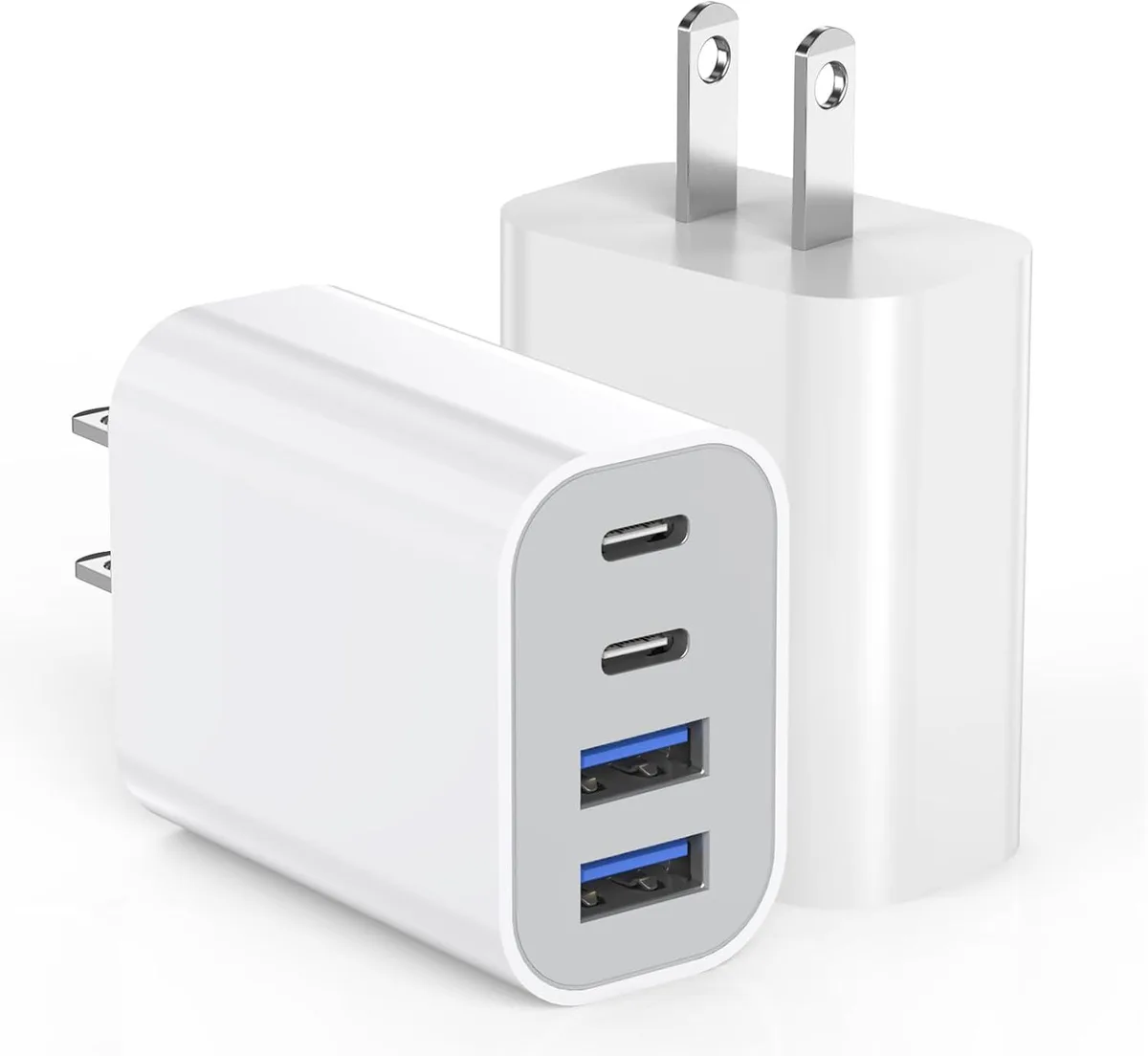 ONITOON ONITOON 40W 4-Port USB-C Charger 2-Pack iPhone 17 16 PD QC — product photo
