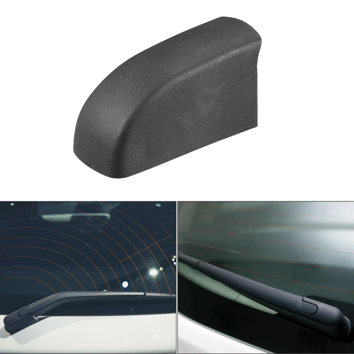 Unique-Bargains Unique-Bargains Rear Wiper Arm Nut Cover Cap for Toyota CH-R 2018-2021 Black — product photo
