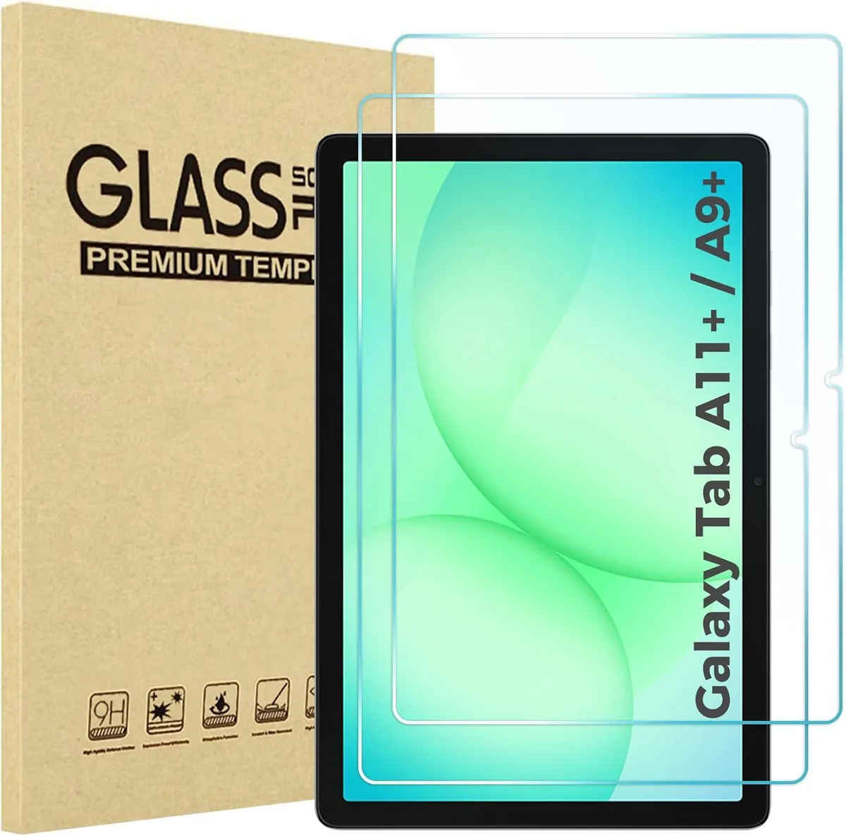 Leelbox Leelbox 2 Pack Screen Protector for Galaxy Tab A11 Plus 2025 / Tab A9 Plus 2023 11 Inch — product photo