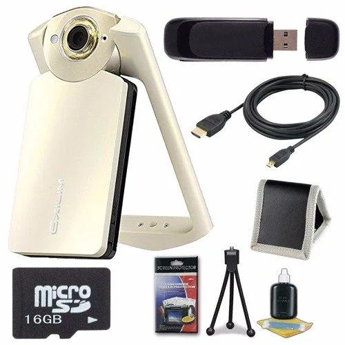 CASIO CASIO EX-TR60 Self Portrait Camera Kit Silky White 16GB — product photo