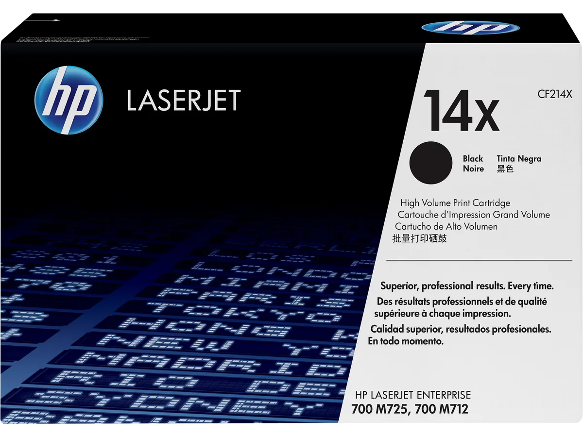 HP HP 14X CF214X High Yield Black Toner Cartridge 17500 Pages — product photo