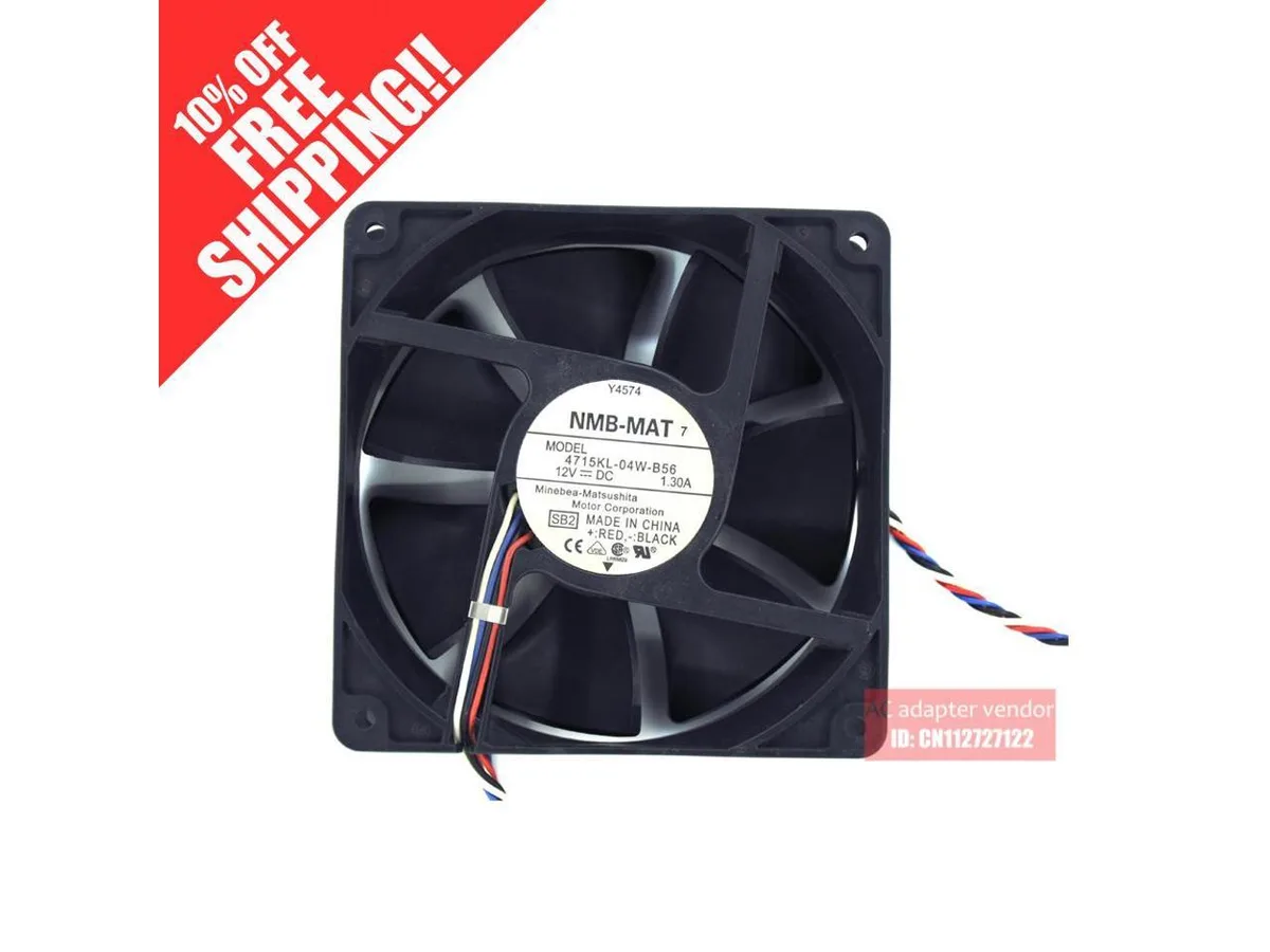Fans Fans 12cm case fan 4715KL-04W-B56 12V 1.3A — product photo