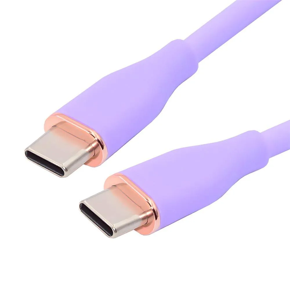 LORDWORLD LORDWORLD USB-C 65W 480Mbps Purple 100cm Cable — product photo