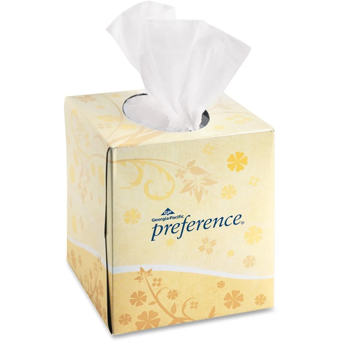 Georgia Pacific Georgia Pacific 46200CT Preference Cube Box Facial Tissue 36 Carton 100 Sheets 2-Ply White — product photo