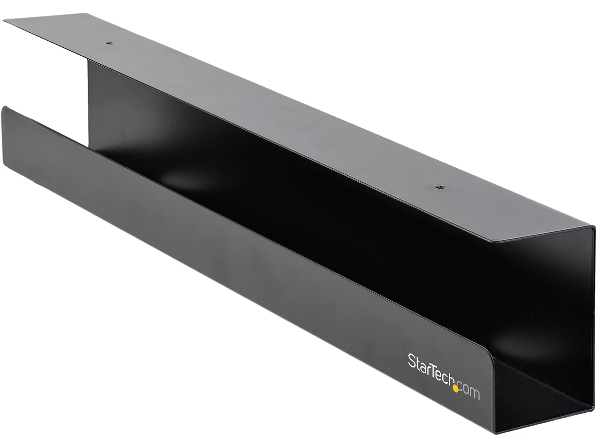 STARTECH STARTECH UDCMTRAY Cable Management Tray 23.6"L x 4.5"D x 3"H Black — product photo