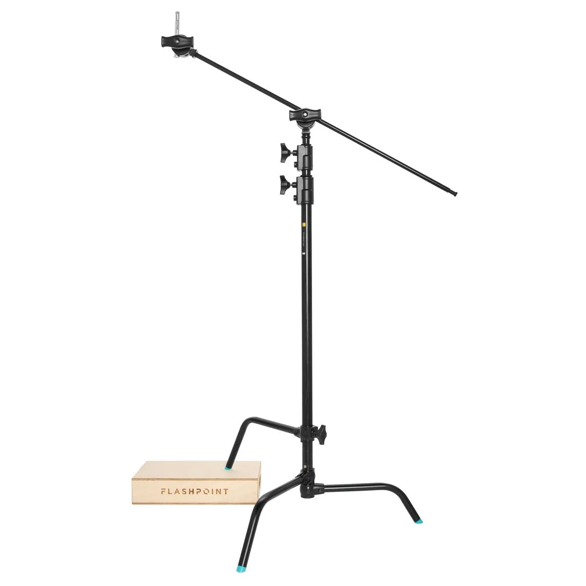 Flashpoint Brand Flashpoint 40" C-Stand Kit 22 lbs Black 2.5" Grip Head 40" Arm — product photo