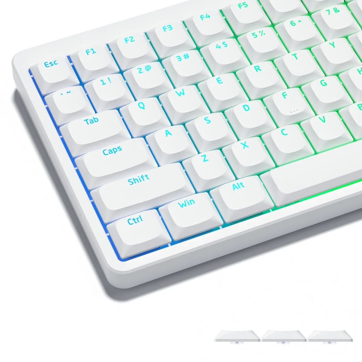 Womier Womier Low Profile PBT Keycaps 134-Key White Backlight — product photo