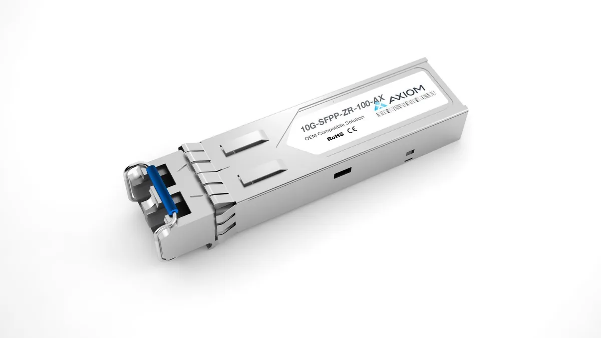 Axiom Axiom 10G-SFPP-ZR-100-AX SFP transceiver 10GBASE-ZR 1550nm 100km — product photo