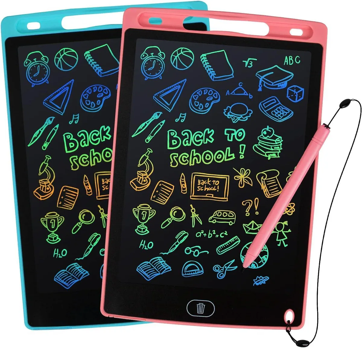  kogabanny YT-85 8.5" LCD doodle board 2-pack pink blue — product photo