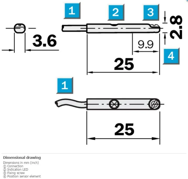 Sick Sick RZN1-05ZRS-KU0 C-slot cylinder sensor — product photo