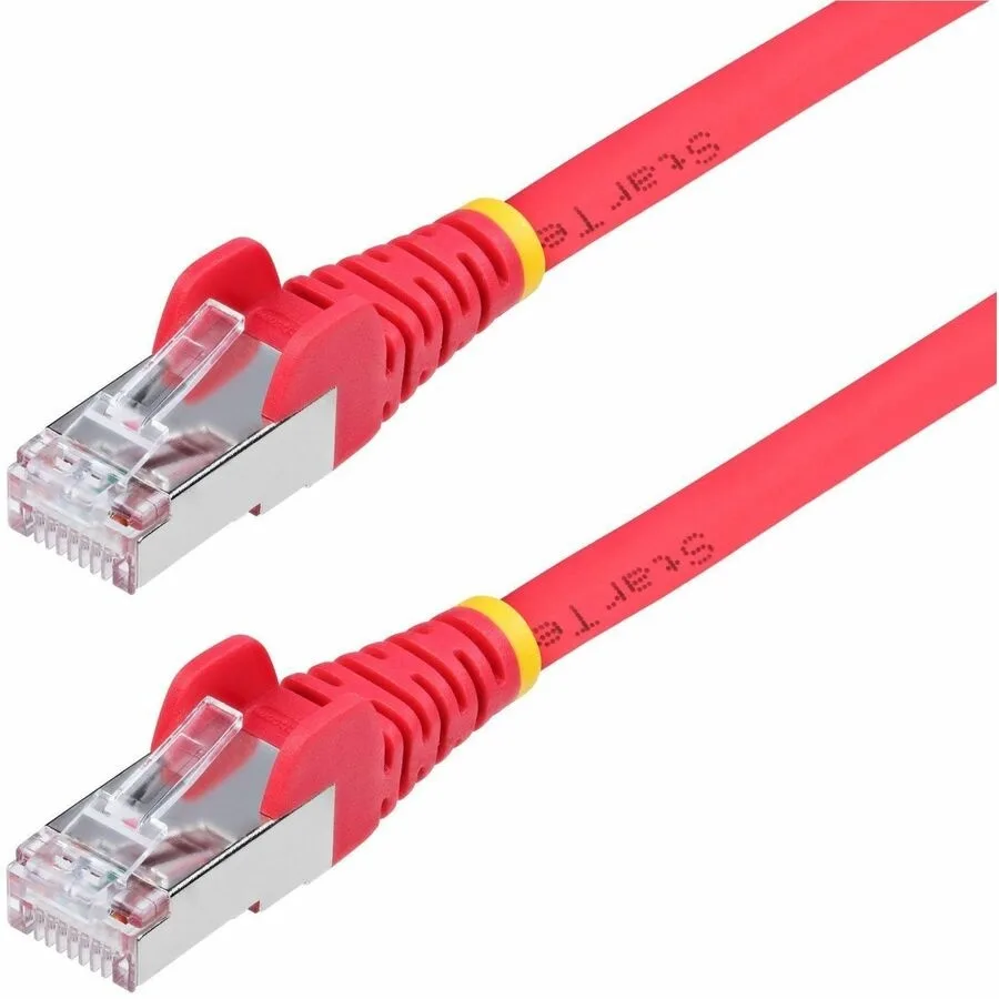 STARTECH STARTECH 7ft Red Cat6A S/FTP LSZH 27AWG 10G 100W PoE 500MHz network ethernet cable — product photo
