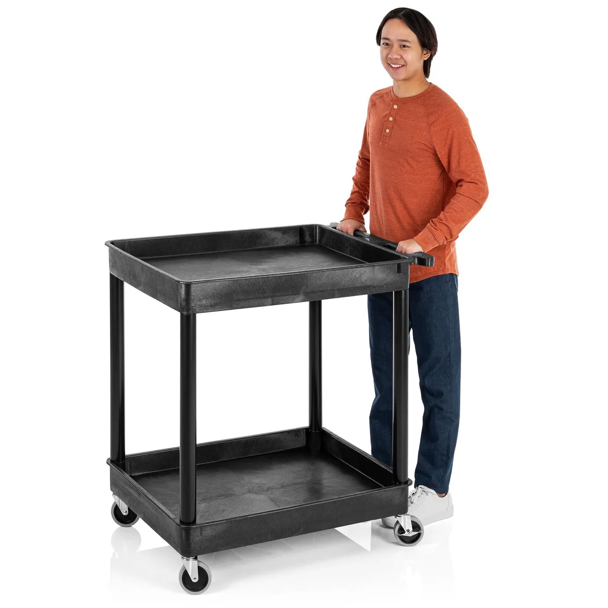 Stand Steady Stand Steady Tubstr Large 2 Shelf Utility Cart 32 x 24in — product photo