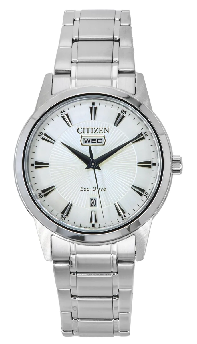 Citizen Citizen Eco-Drive AW0100-86B Stainless Steel White Dial Watch — product photo