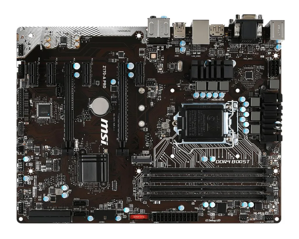 MSI MSI Z170-A PRO Intel motherboard LGA 1151 DDR4 64GB ATX — product photo
