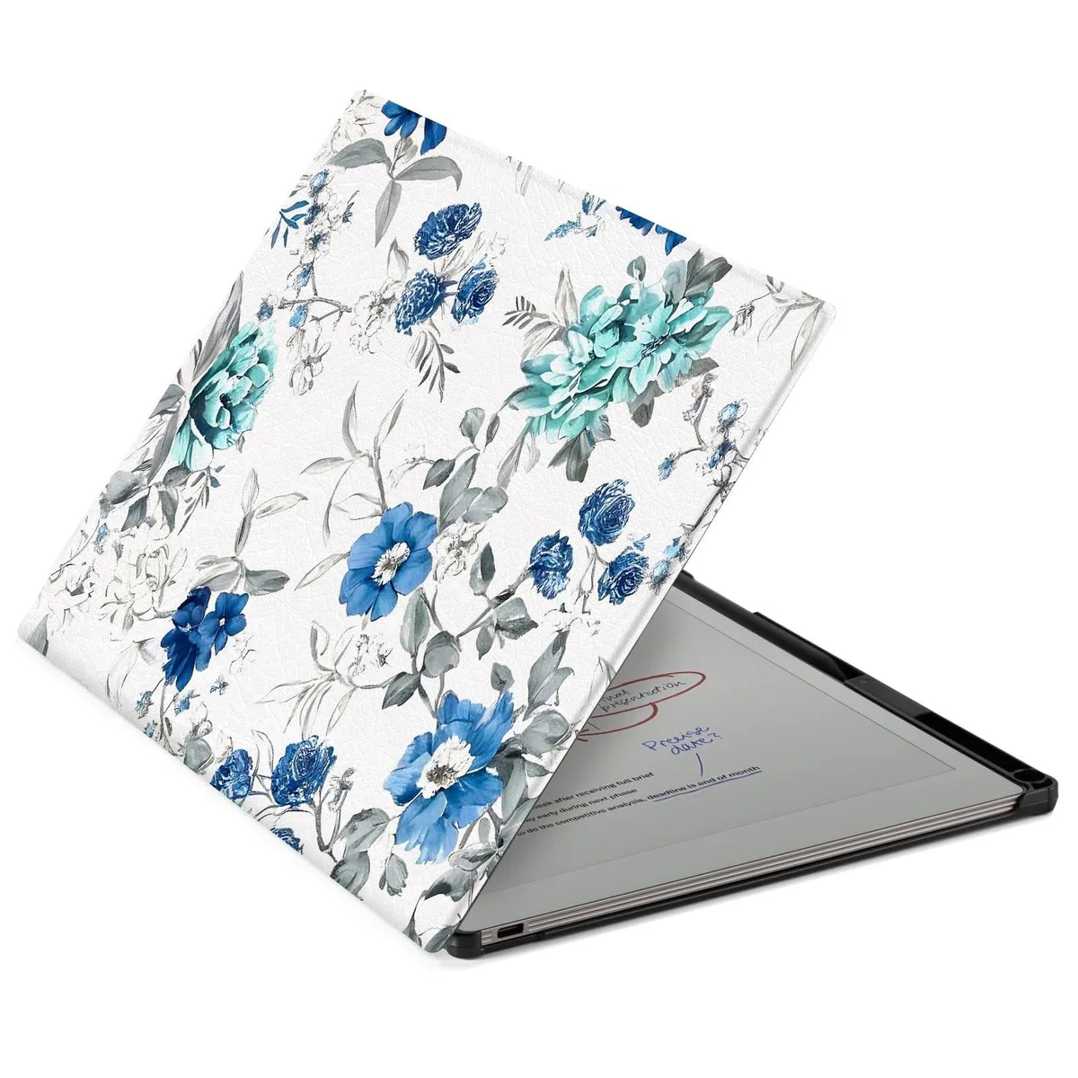 Adafruit Adafruit 2 in 1 Accessory for Remarkable Paper Pro 11.8" 2024 Blue Floral — product photo