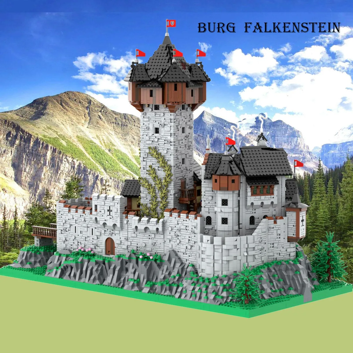 ZITIANYOUBUILD ZITIANYOUBUILD MOC-65340 Medieval Castle 15513 Pieces — product photo