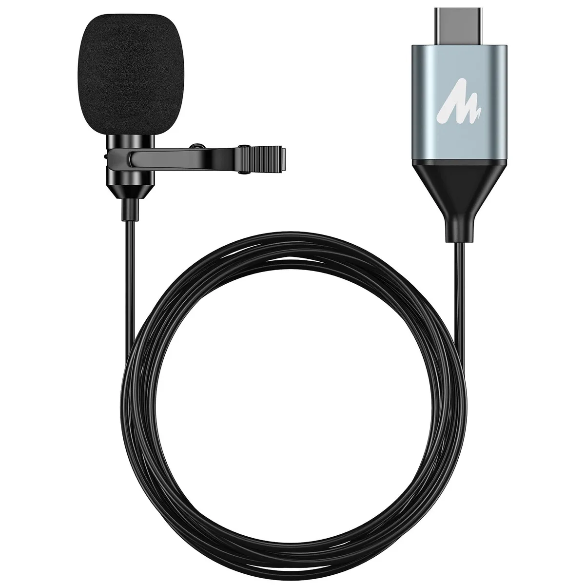  Maono UL11 USB-C Lavalier Microphone 78in 192kHz 24bit — product photo