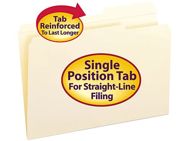Smead Smead 15386 Legal Manila File Folder, 100/Box — product photo